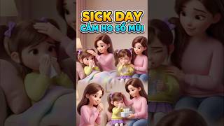 Cold Cough Runny nose | Bé Học Tiếng Anh Chủ Đề Bị Ốm | English For Kids #cungconhoctienganh