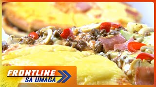 Pizza burger mula sa Taytay, Rizal, viral sa social media | Frontline Sa Umaga