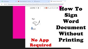 How To Sign Your Microsoft Word Document On Your Android Phone Without Using An App