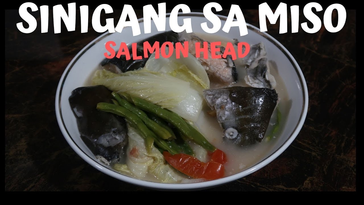 SINIGANG SA MISO / SALMON HEAD 55 YouTube