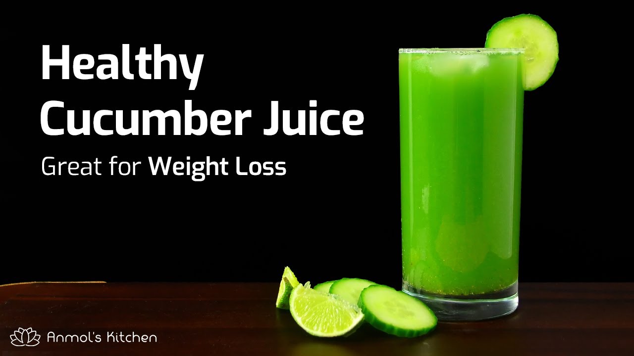 HEALTHY CUCUMBER JUICE Recipe For Weight Loss Lose Belly Fat and
