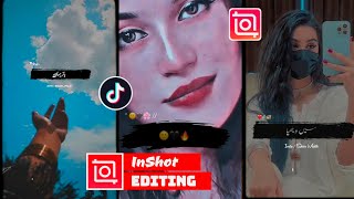 How To Make Urdu Lyrics Status | Urdu Lyrics Video Kaise banaye | InShot App Video Editing screenshot 5