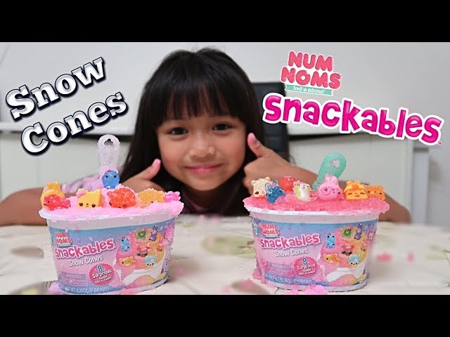 New Num Noms Snackables Series 2 Snow Cones - YouTube New Num Noms Snackables Series 2 Snow Cones - YouTube