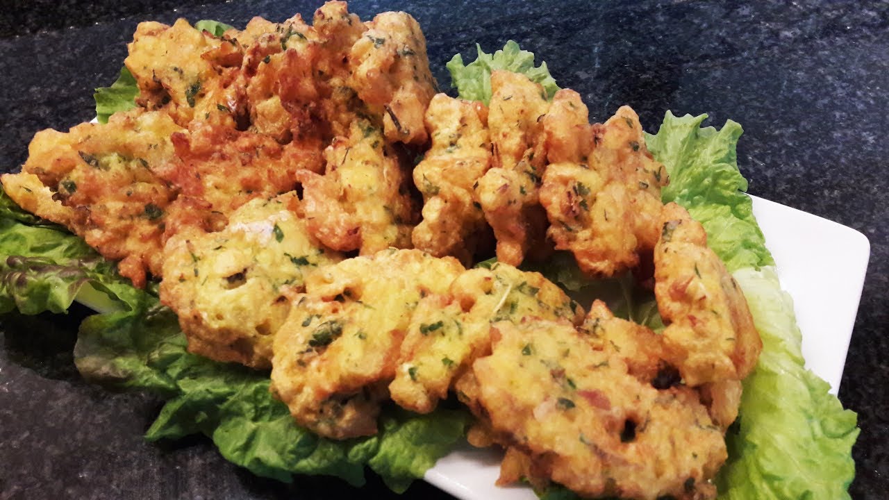 Receita de Pataniscas de Bacalhau Caseiras