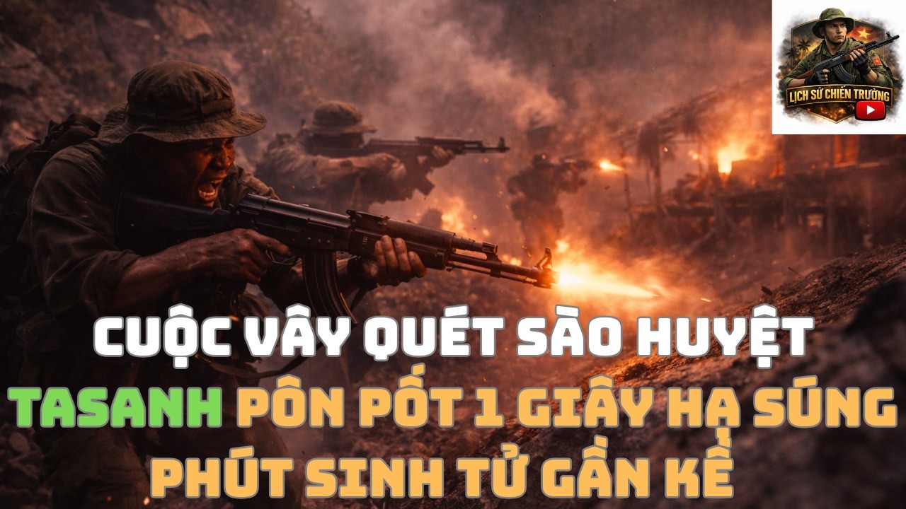 cuộc vây quét sào huyệt tasanh pôn pốt 1 giây hạ súng định mệnh của đặc công