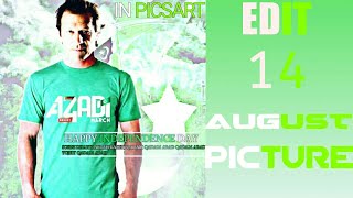 How To Make 14 August Profile Picture With Using #PICSART screenshot 5