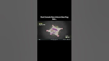 Rust Console New Unicorn Bear Rug Skin…#shorts #rust #rustconsole