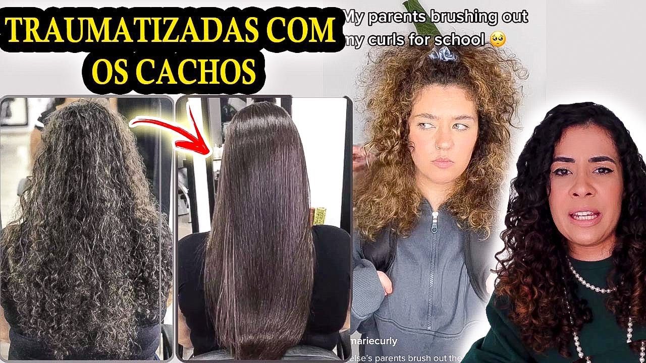 "CACHEADAS ALISANDO O CABELO" - REACT TIKTOK