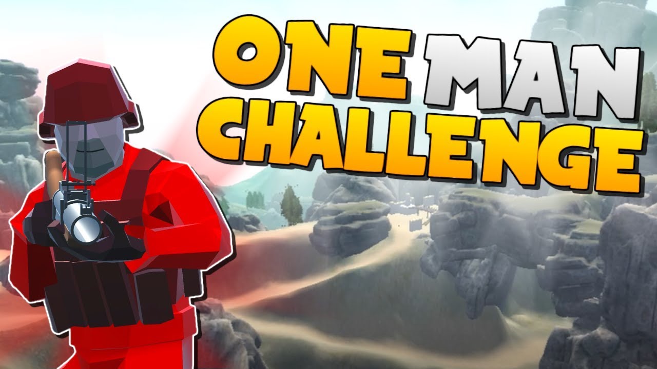 ONE MAN ARMY CHALLENGE!! | 1 vs 100! (Ravenfield Challenges #1)