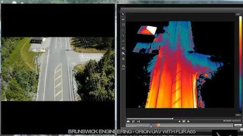 Brunswick Enginering - Road Inspection & Crack Mapping using Orion & FLIR A65 radiometric camera