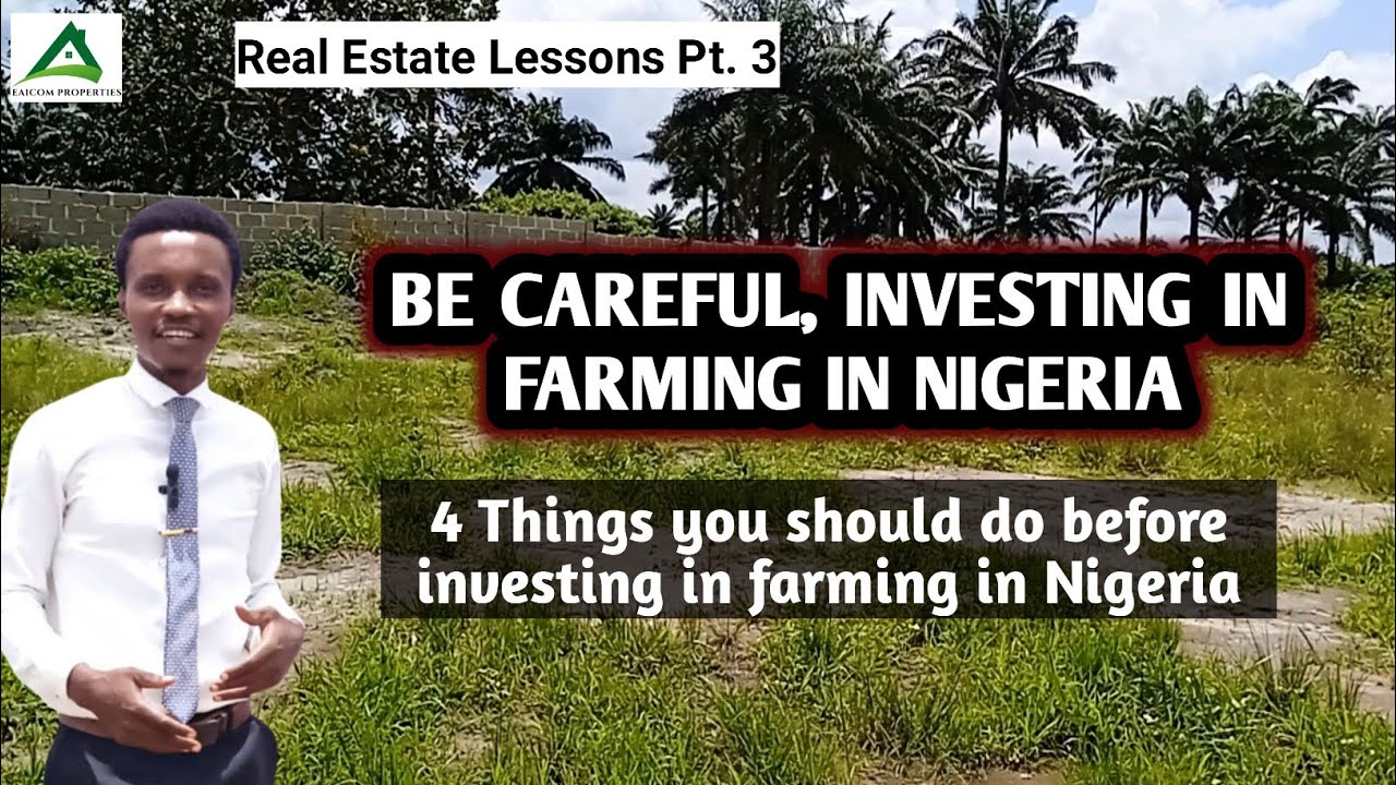 BE CAREFUL, INVESTING IN FARMING IN NIGERIA