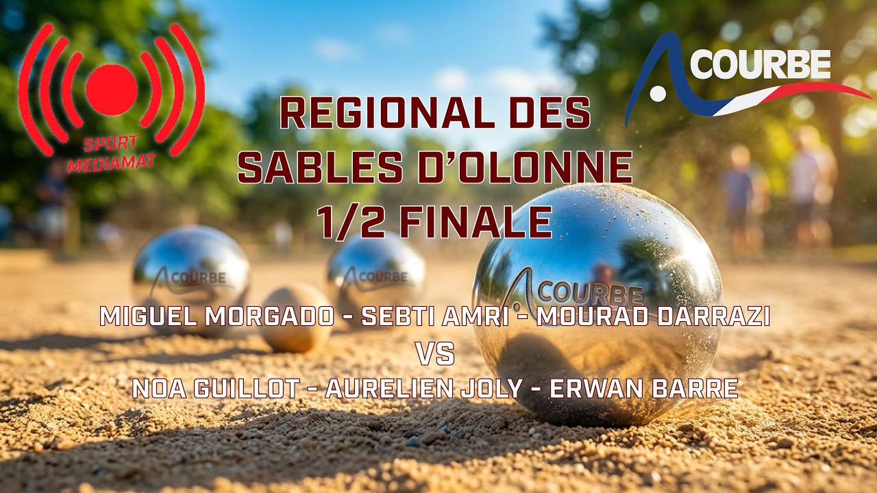 Miniature : 1/2 FINALE - Sables d'Olonne 2026 | Morgado / Amri / Darrazi VS Guillot / Joly / Barre