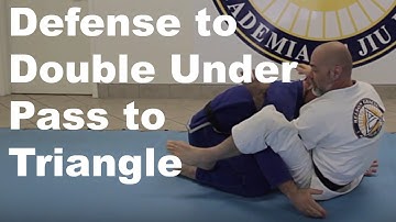 Double Under Pass Counter to Triangle