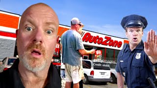 Falsely accused of shoplifting from AutoZone while I was working on a painting job ???