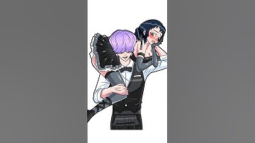 KPOP DEMON HUNTERS Sticker Romantic of Love Couple Mystery and Zoey