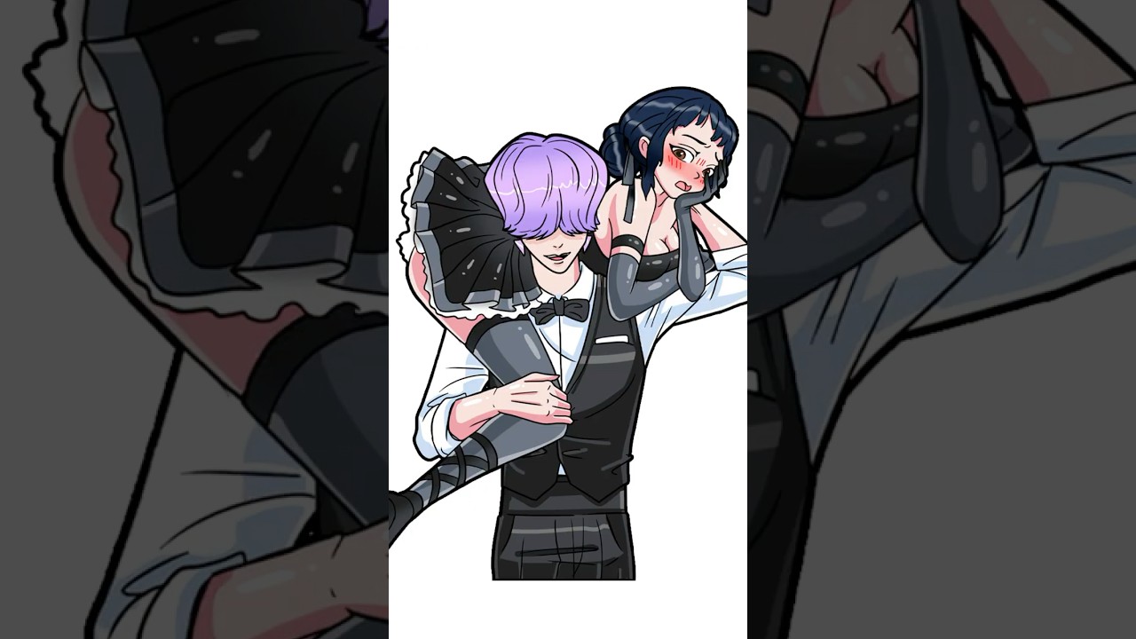 Наклейка KPOP DEMON HUNTERS Романтика любви, пара Mystery и Zoey