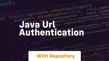 java url authentication