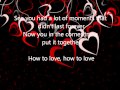 How To Love Lyrics Lil Wayne Lyrics On Screen 
