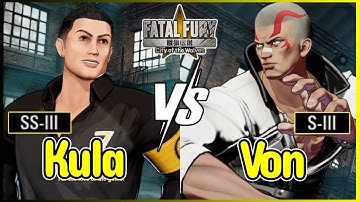 CotW ▰ Kula (Ronaldo) Vs Von (Vox Reaper) ▰ FATAL FURY City of the Wolves High Level Gameplay