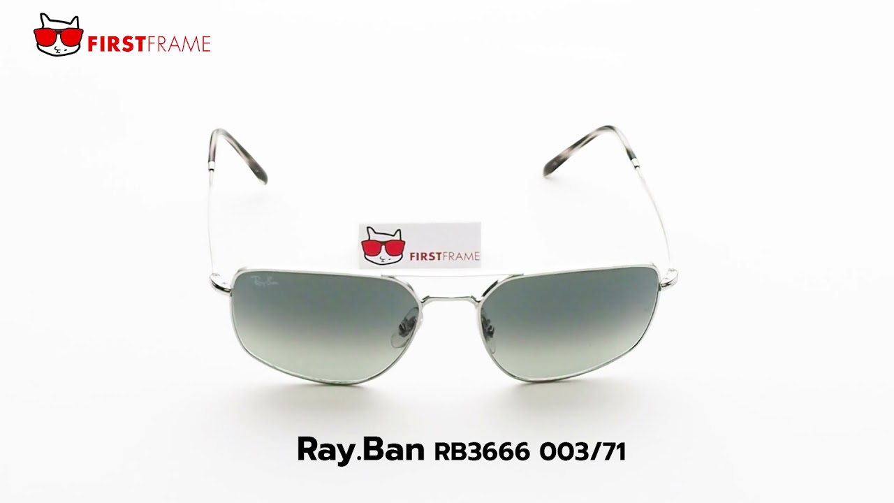 RayBan RB3666 003/71 - YouTube