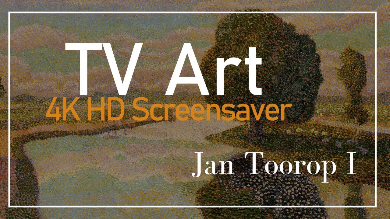 4K HD Elegant Real Art TV Screensaver: Jan Toorop - I - 1.43 H, No Sound, No AI