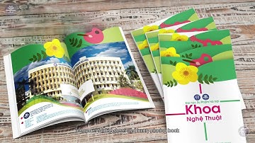 Thiết kế sách Brochure Khoa Nghệ thuật