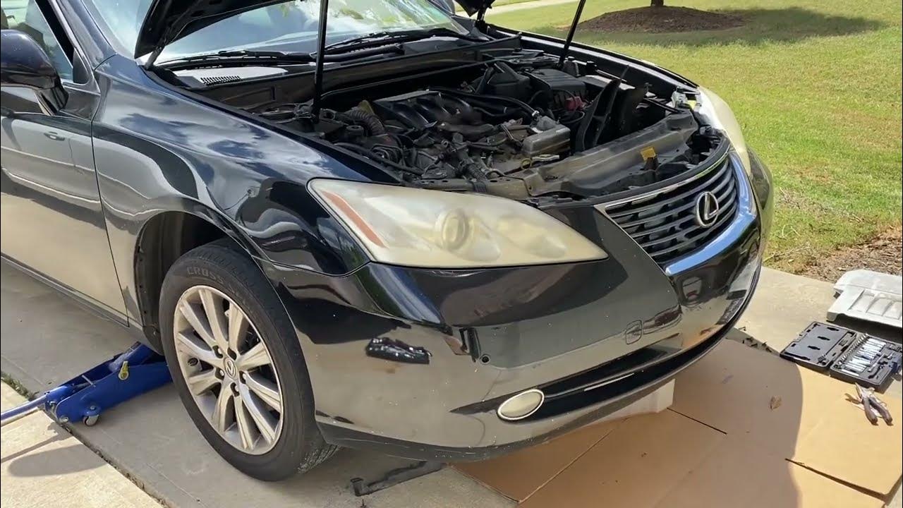2008 Lexus ES350 radiator replacement walk through - YouTube