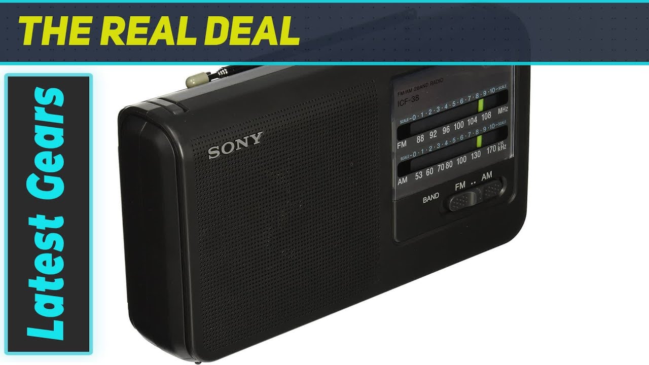 Sony ICF38 Portable AM/FM Radio: Best Portable Radio for Any Situation ...