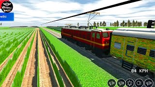 Electric train departure from New Delhi Railway station | Indian train simulator screenshot 2