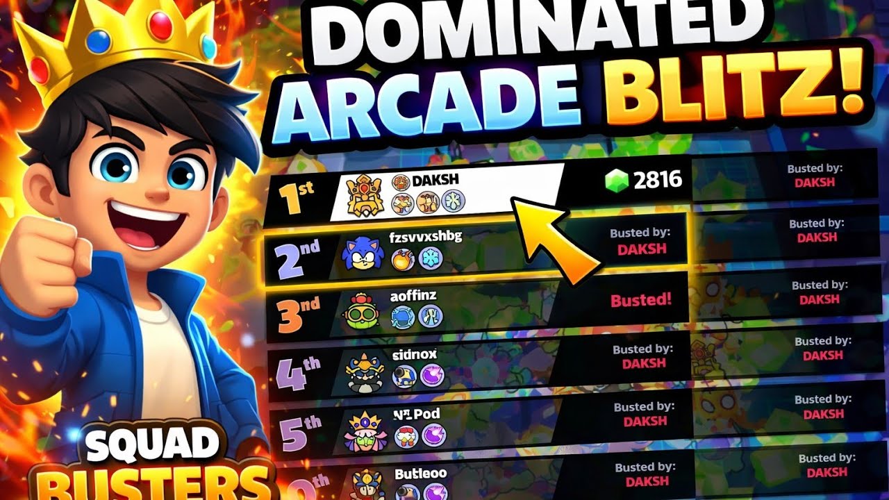 This Arcade Blitz Match Was INSANE 🤯 | Squad Busters | BharatCineClub 