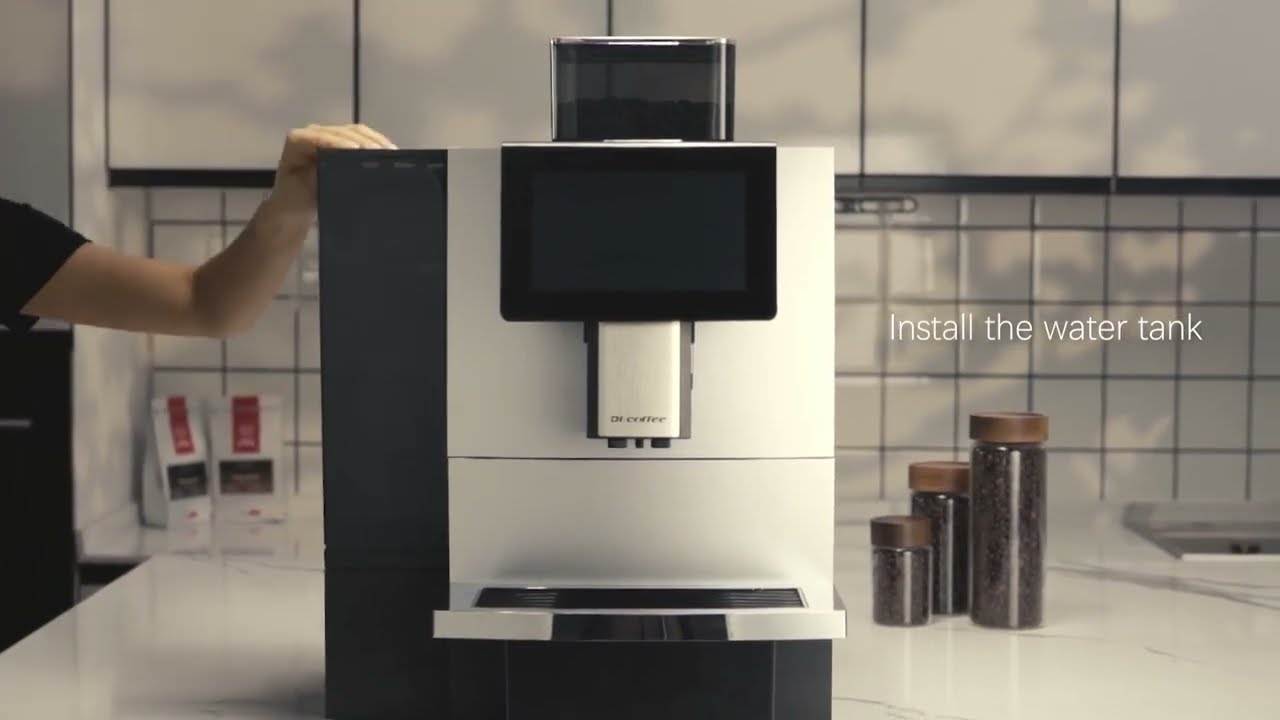 Dr coffee F11 bean to cup coffeee machine - YouTube