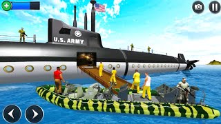 US Army Submarine Transport Game - Submarine Driving Simulator Gane | Android iOS Gameplay screenshot 2