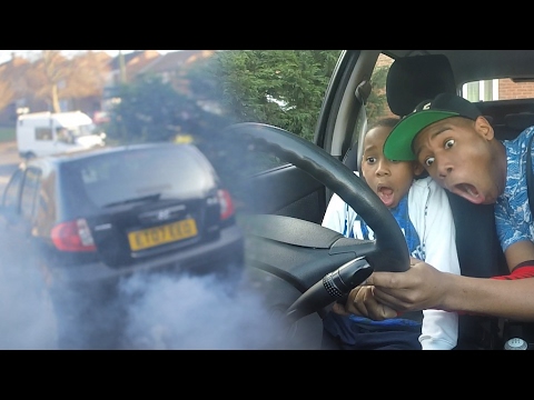 teaching-a-8-year-old-how-to-drive-*car-blows-up*-*smoke-bomb*-#3