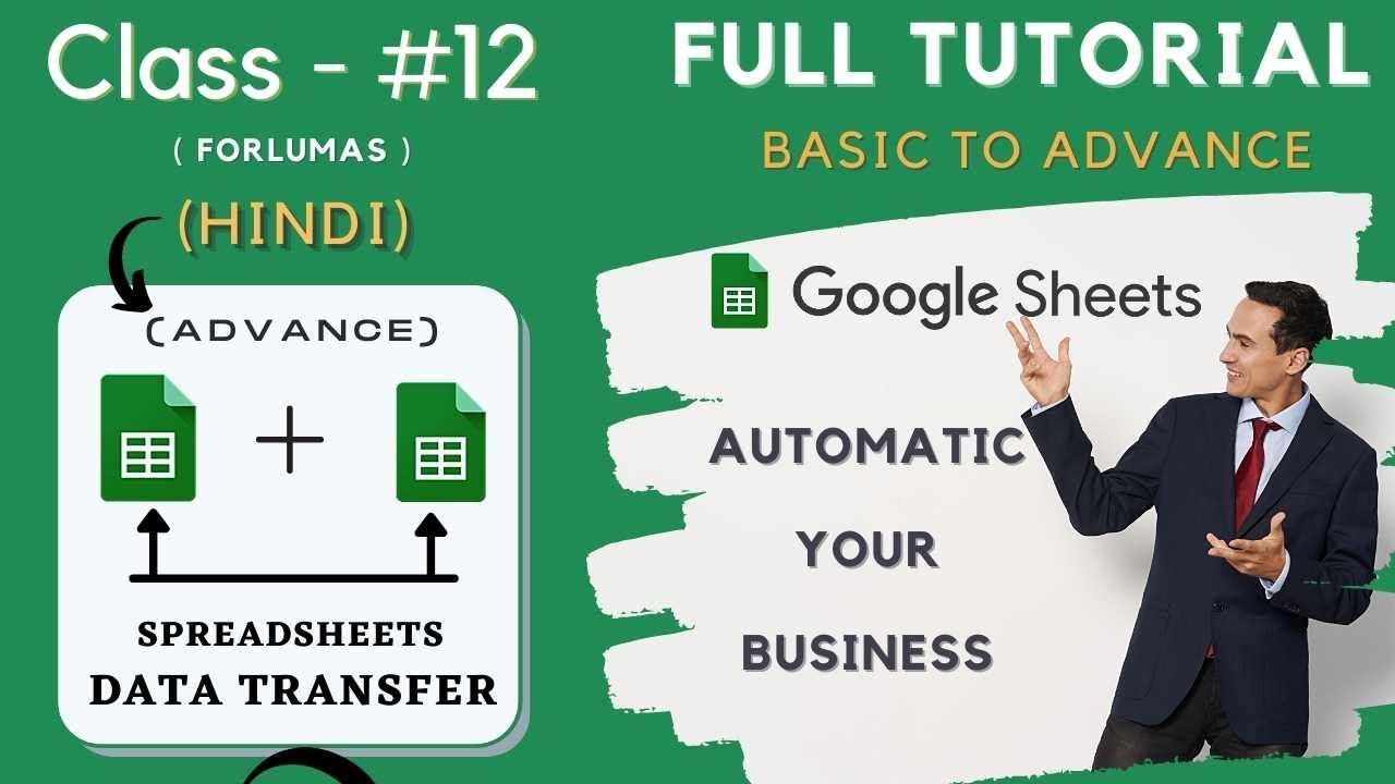 How to Use IMPORTRANGE, Two Google Spreadsheets Hindi । Link Data ...