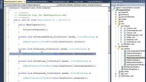 T2Ti ERP 2.0 - C# - Gestão de Compras - 15   Cliente WPF   Mapa