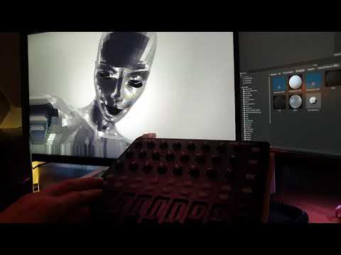 Midi controlling camera, facial expression, animation and bone dynamics in Unity.