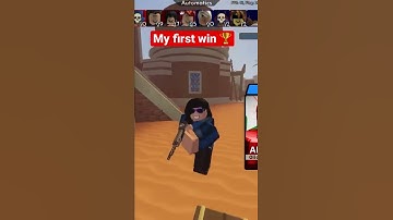 POV when you get your first win 🏆 #Roblox #RobloxArsenal #Arsenal #Recommended
