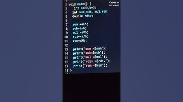 Arithmetic operators in Dart