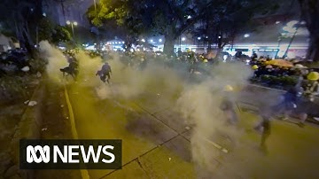 360° video: Among the Hong Kong protesters in Tsim Sha Tsui | ABC News