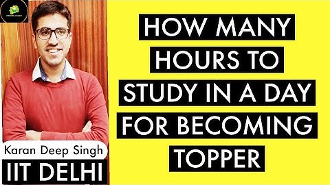 How many hours to study in a day ? | Topper Strategy | IIT JAM 2022 | IIT JAM 2023 |JEE |NEET