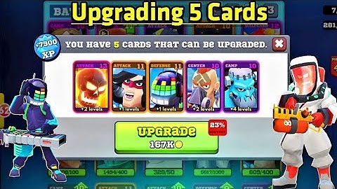 Upgrading 5 Cards In Frag Pro Shooter !