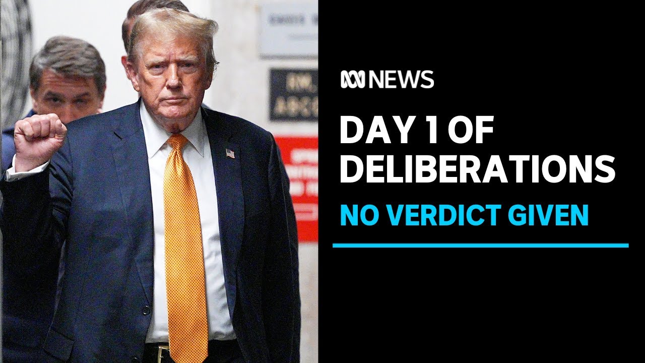 Trump hush money trial’s jury gives no verdict on first day of ...