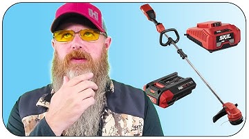 SKIL PWR Core 40 String Timmer - Trimming Tall Grass & Weeds