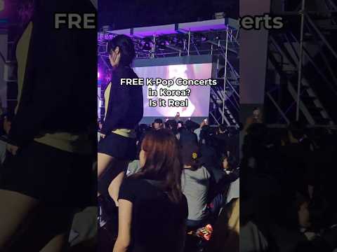 Free Concert in Korea ? K pop... #southkorea #yt
