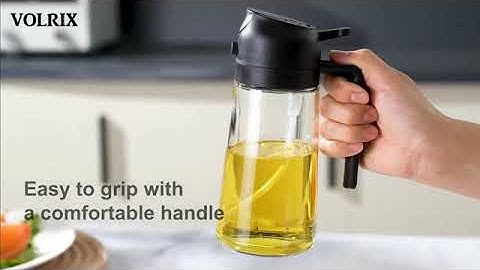 FEXME Oil Dispenser & Oil Sprayer Bottle for Cooking 2 in 1