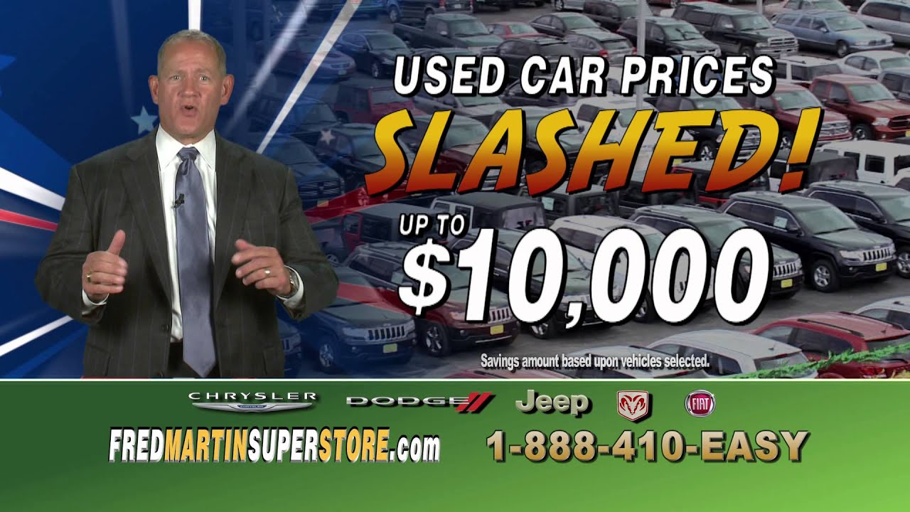 Fred Martin Superstore's Inventory Overload Clearance Sale Used Car