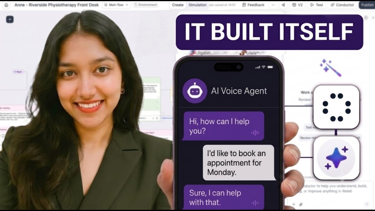 I Let AI Build My Entire Voice Agent (Retell Conductor)