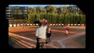 Diving catch at 3rd( Mikaela Harris)