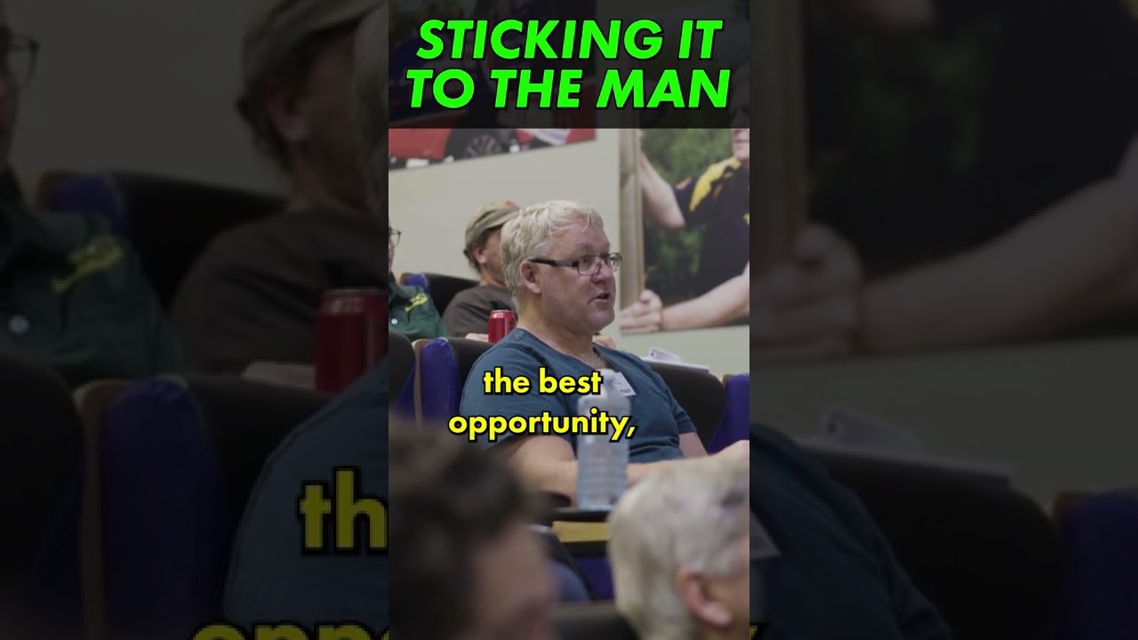 Sticking it to the man!