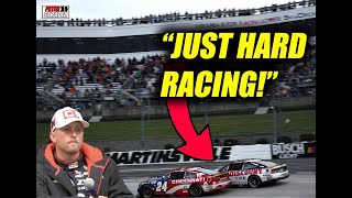William Byron: Just Hard Racing with Ryan Blaney Martinsville Bump & Run News